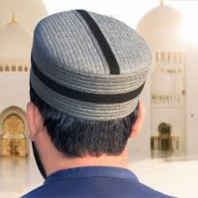 Gray Islamic Caps